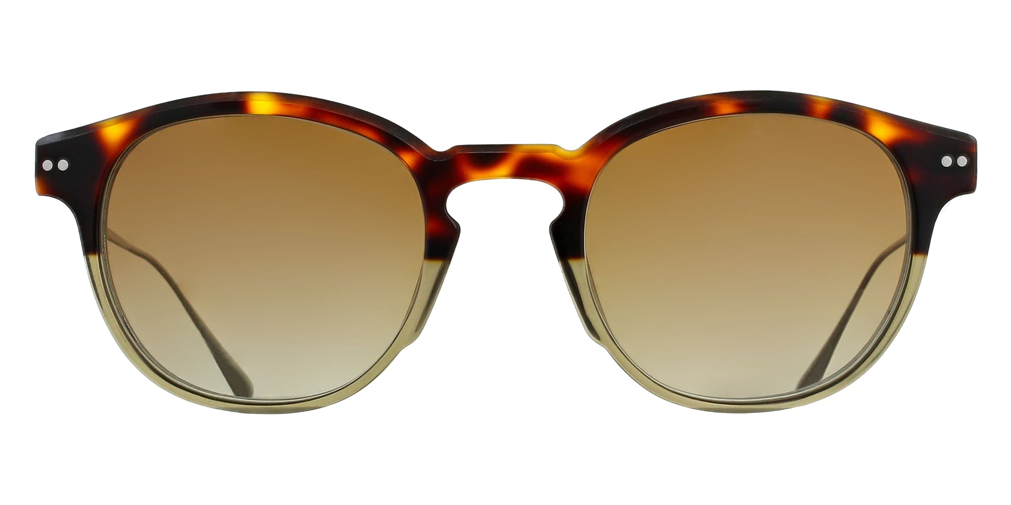 BRETT FRED SUN C13 48 - Tortoise Graded Green/Silver #id:brtfredsunc13st_s:102100