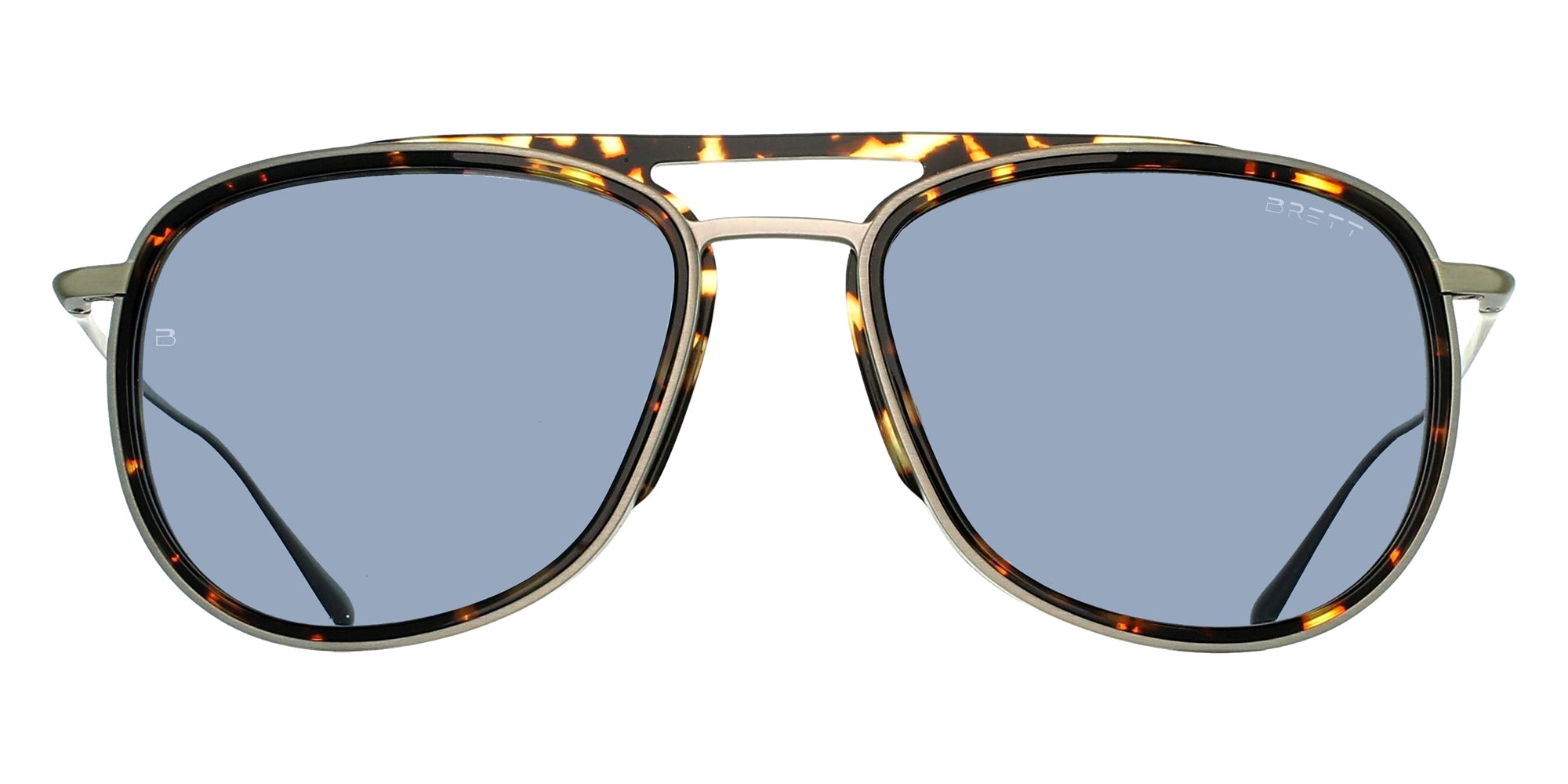 BRETT JOEY SUN C09 54 - Yellow Tortoise/Silver #id:brtjoeysunc09st_s:104100