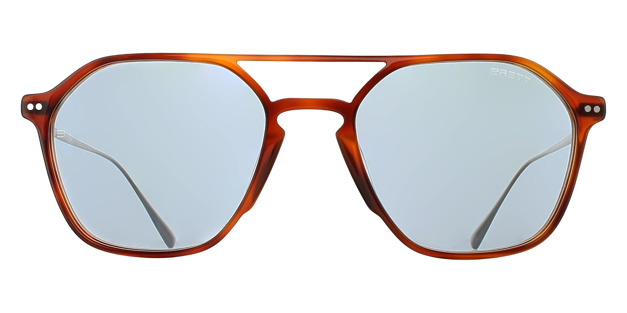 BRETT VIC SUN C09 53 - Yellow Tortoise/Silver #id:brtvicsunc09st_s:104100