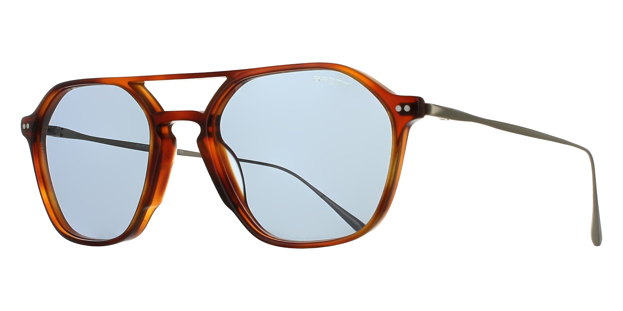 BRETT VIC SUN C09 53 - Yellow Tortoise/Silver #id:brtvicsunc09st_s:104105