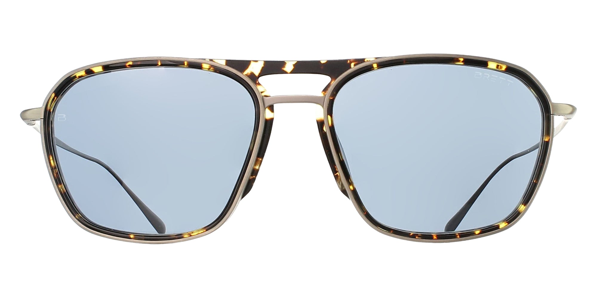 BRETT WYATT SUN C09 57 - Yellow Tortoise/Silver #id:brtwyattsunc09st_s:100100