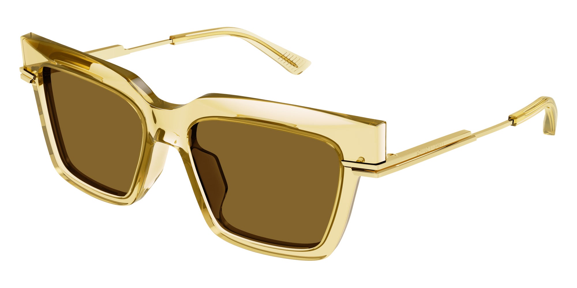 Bottega Veneta BV1242S 004 53 - Yellow/Gold / Yellow #id:bv1242s004_s:100105