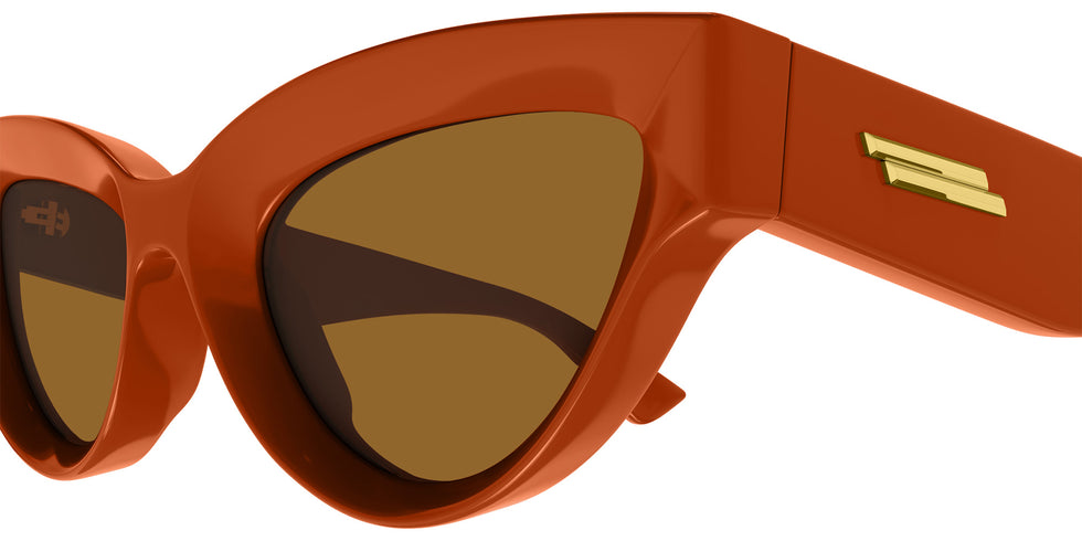 Bottega Veneta BV1249S 004 53 - Orange / Brown #id:bv1249s004_s:100110