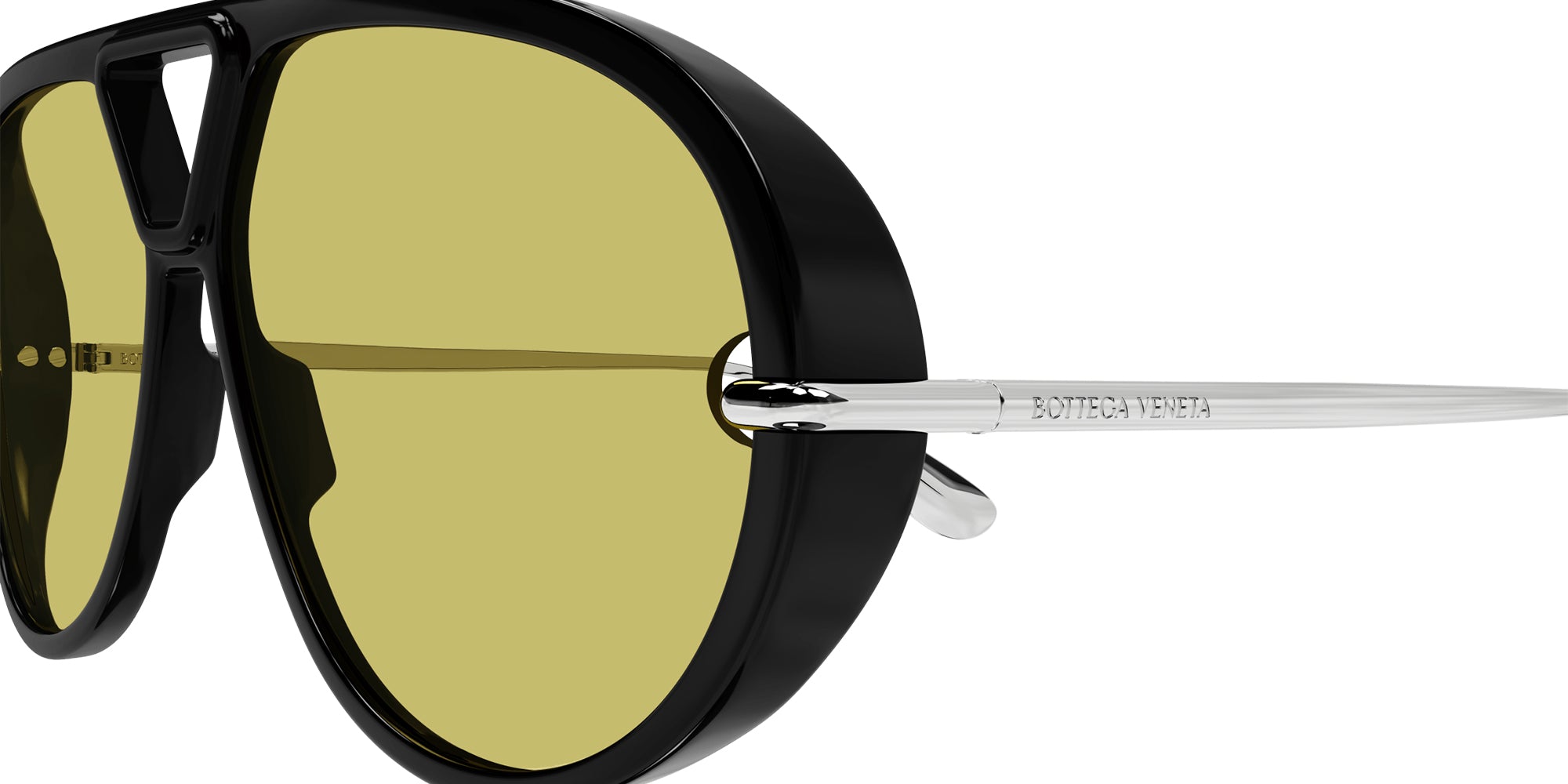 Bottega Veneta BV1274S 002 63 - Black/Silver / Yellow #id:bv1274s002_s:100110