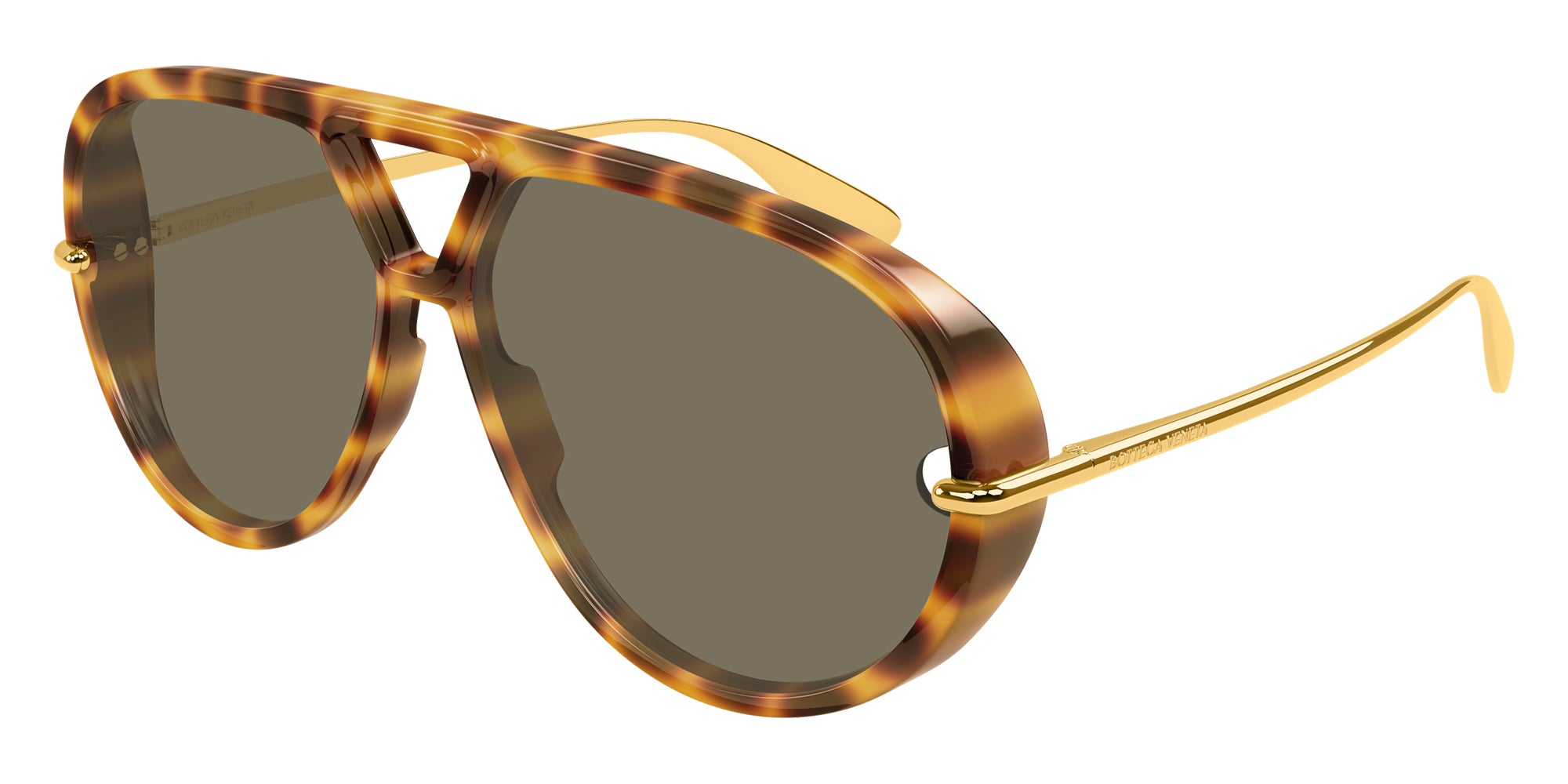 Bottega Veneta BV1274S 005 63 - Havana/Gold / Brown #id:bv1274s005_s:102105