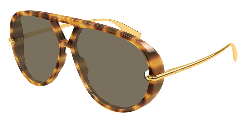 Bottega Veneta BV1274S 005 63 - Havana/Gold / Brown #id:bv1274s005_s:102105