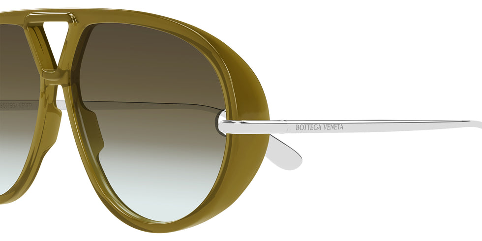 Bottega Veneta BV1274S 006 63 - Brown/Silver / Brown Gradient Double #id:bv1274s006_s:104110