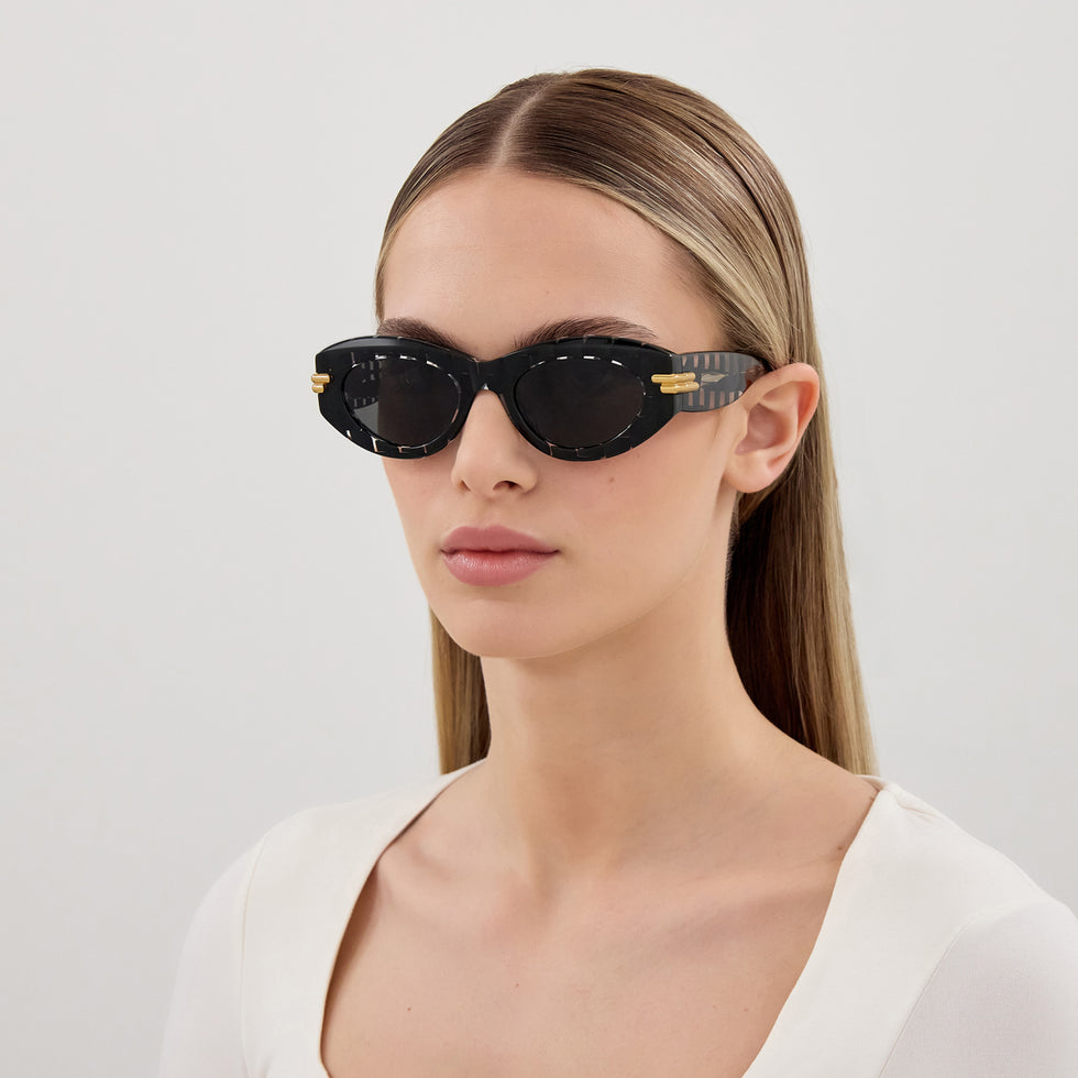 Bottega Veneta BV1322S 005 51 - Black / Gray #id:bv1322s005_s:100115