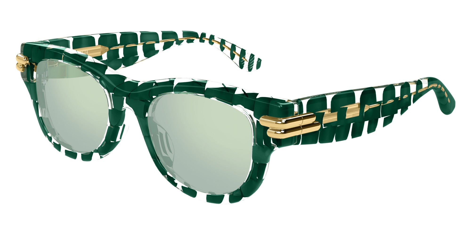Bottega Veneta BV1323SK 003 52 - Green / Green Flash #id:bv1323sk003_s:100105