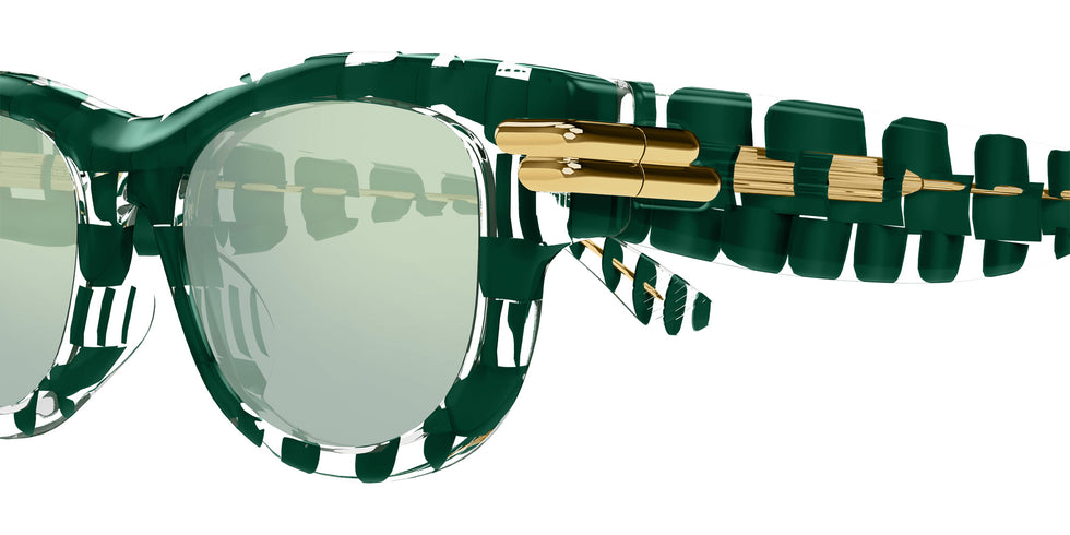 Bottega Veneta BV1323SK 003 52 - Green / Green Flash #id:bv1323sk003_s:100110