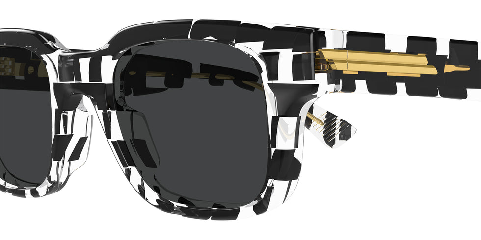 Bottega Veneta BV1411S 004 49 - Black / Gray #id:bv1411s004_s:102110