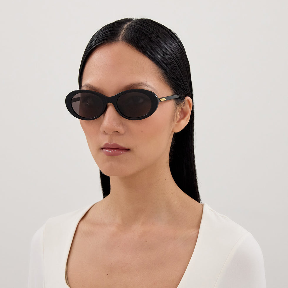 Bottega Veneta BV1415SK 001 54 - Black / Gray #id:bv1415sk001_s:100120