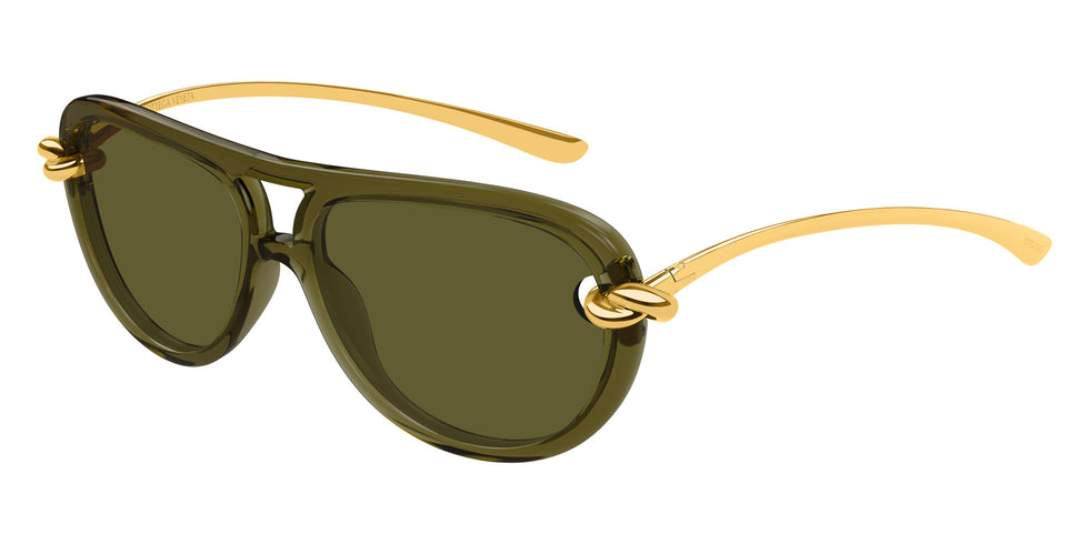 Bottega Veneta BV1418S 003 58 - Green/Gold / Green #id:bv1418s003_s:102105
