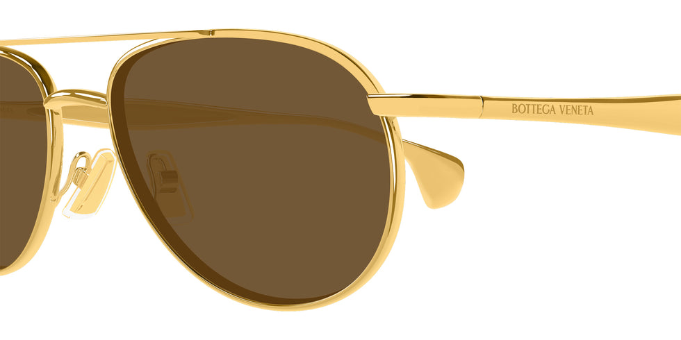 Bottega Veneta BV1419S 001 56 - Gold / Brown #id:bv1419s001_s:100110