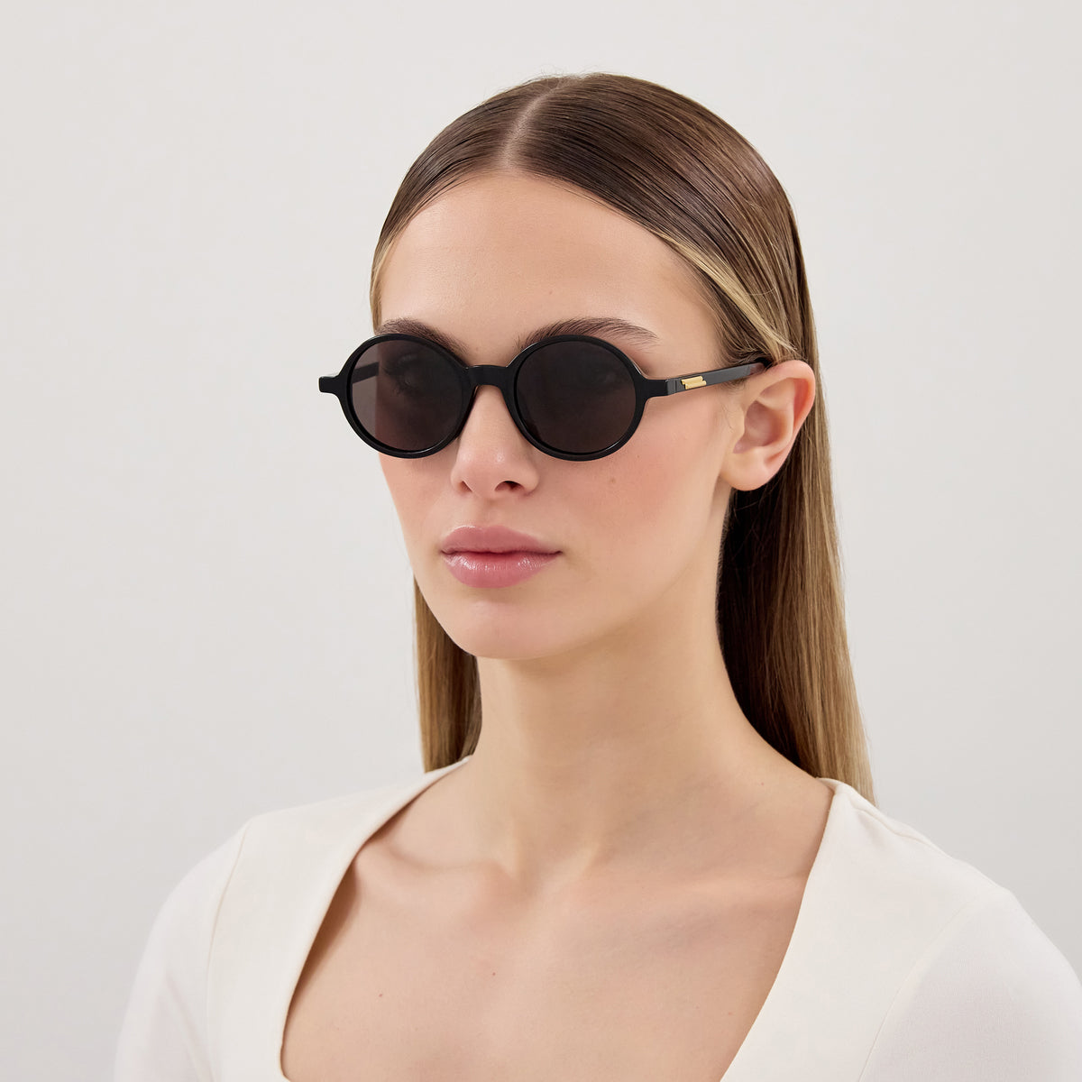 Bottega Veneta BV1430S 001 48 - Black / Gray #id:bv1430s001_s:100115