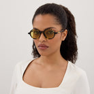 Bottega Veneta BV1430S 002 48 - Havana / Yellow #id:bv1430s002_s:102115