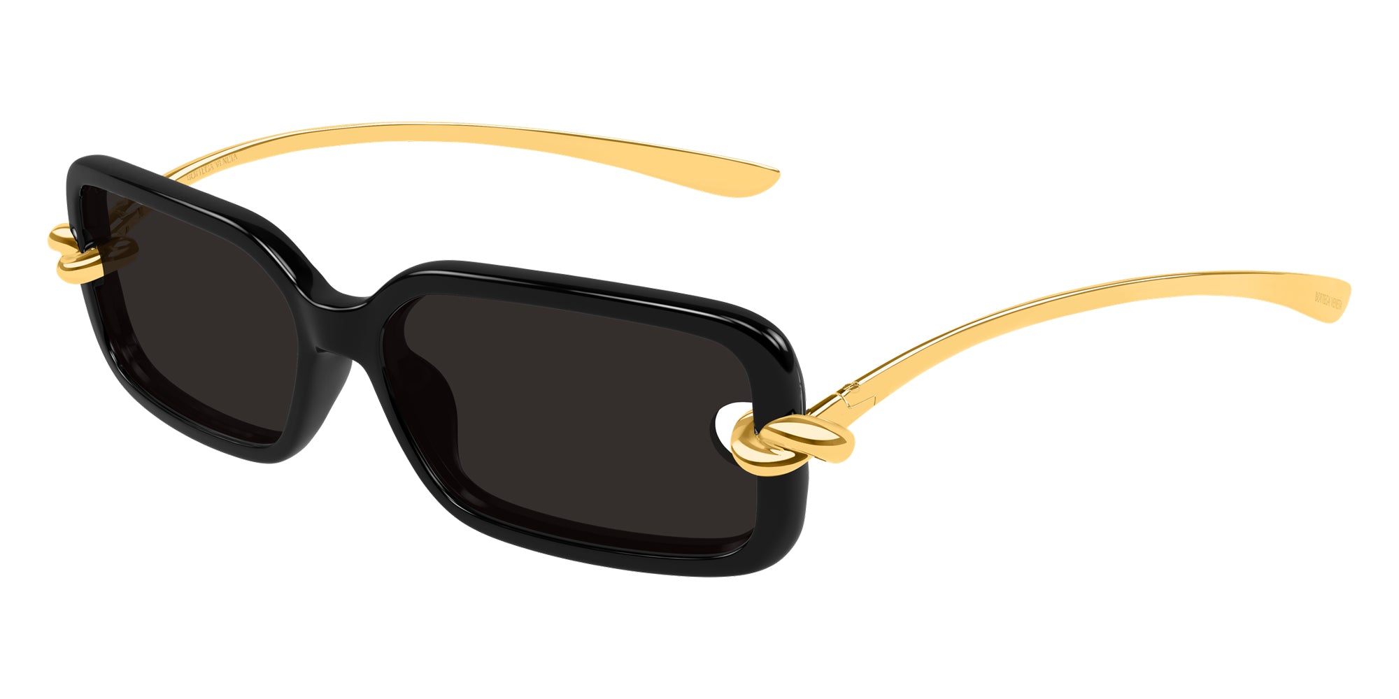 Bottega Veneta BV1439S 001 56 - Black/Gold / Gray #id:bv1439s001_s:100105