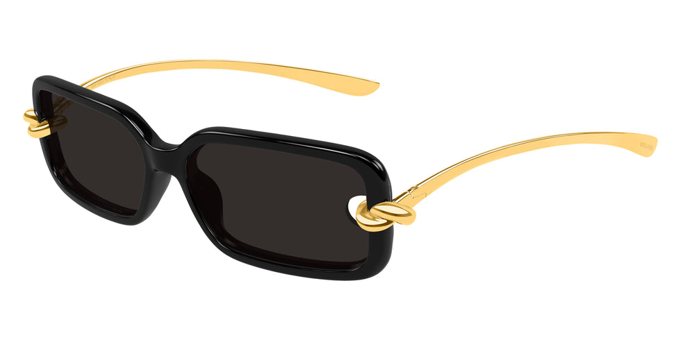 Bottega Veneta BV1439S 001 56 - Black/Gold / Gray #id:bv1439s001_s:100105