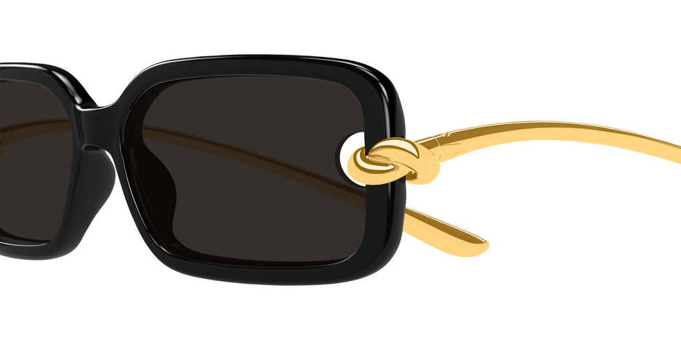 Bottega Veneta BV1439S 001 56 - Black/Gold / Gray #id:bv1439s001_s:100110