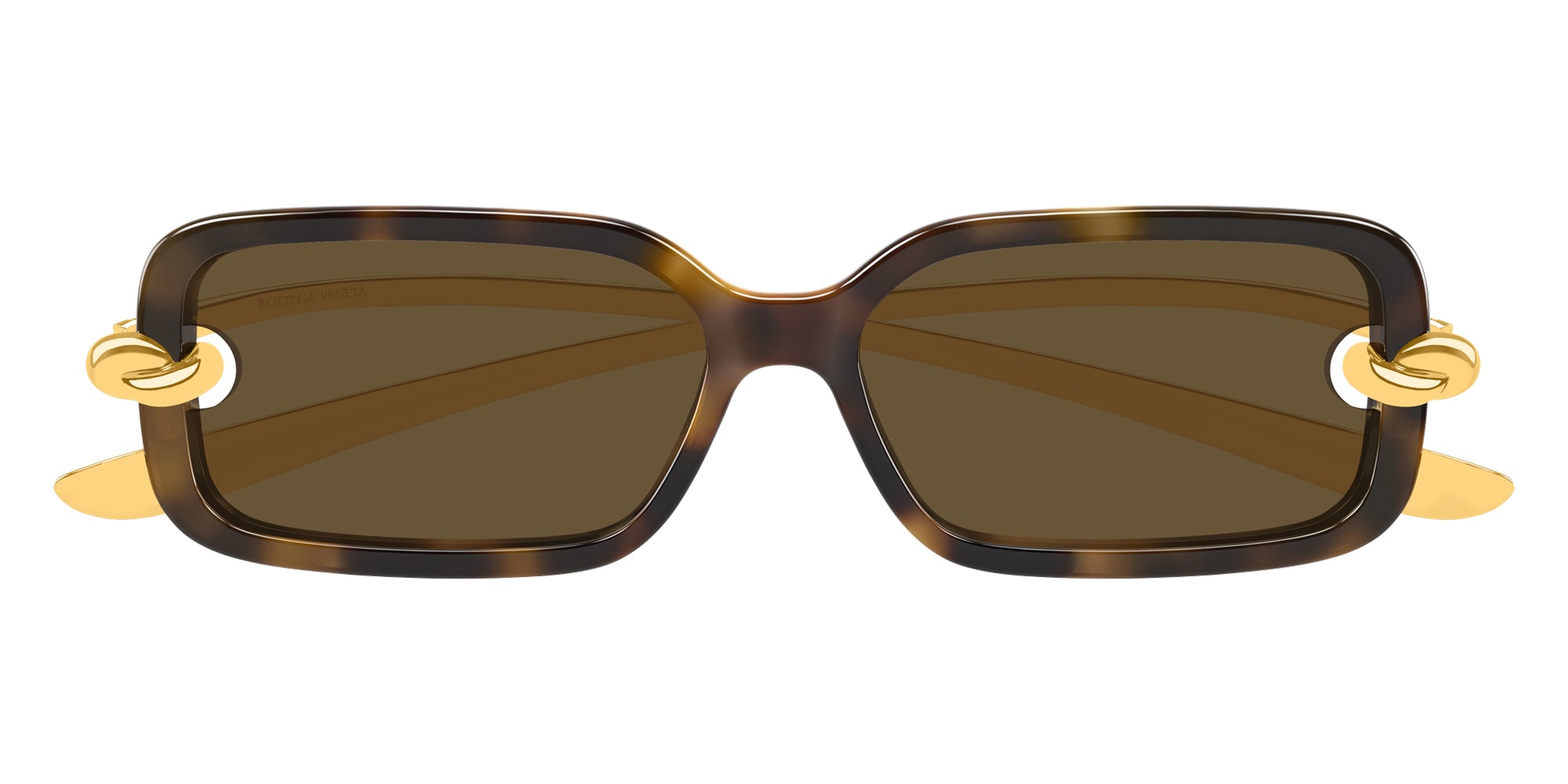 Bottega Veneta BV1439S Rectangle Sunglasses | EyeOns.com
