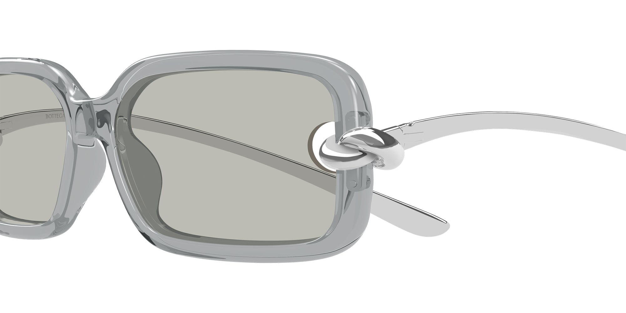 Bottega Veneta BV1439S 004 56 - Gray/Silver / Gray #id:bv1439s004_s:104110