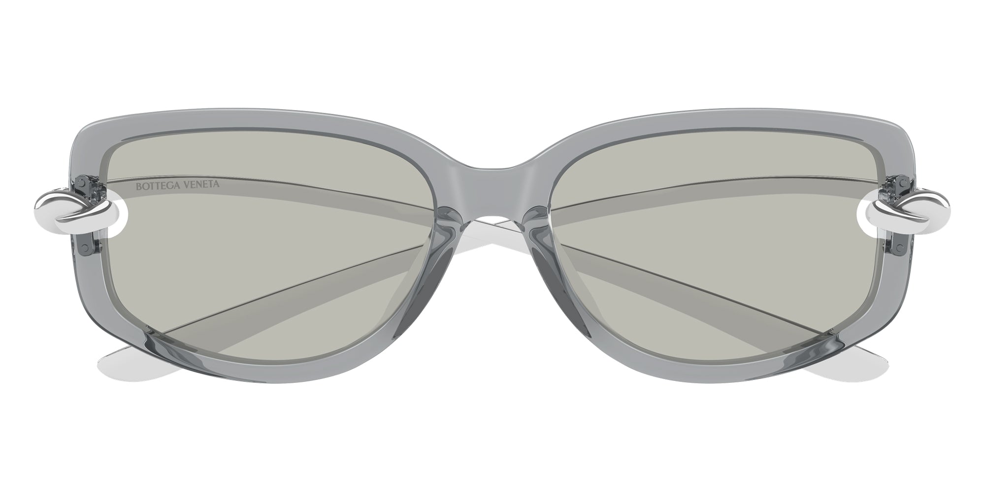 Bottega Veneta BV1440SA 004 59 - Gray/Silver / Gray #id:bv1440sa004_s:102100