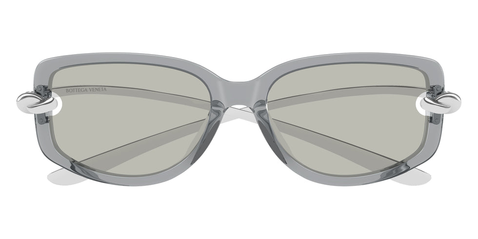 Bottega Veneta BV1440SA 004 59 - Gray/Silver / Gray #id:bv1440sa004_s:102100