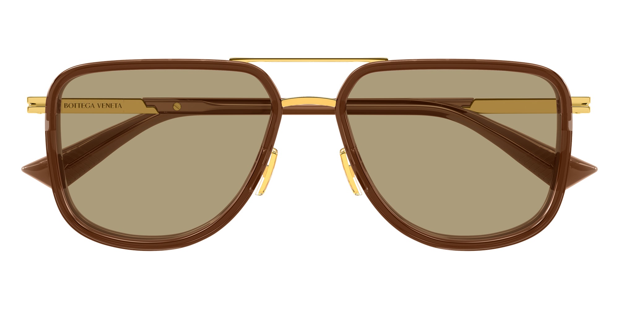 Bottega Veneta BV1463S 003 56 - Gold / Brown #id:bv1463s003_s:102100