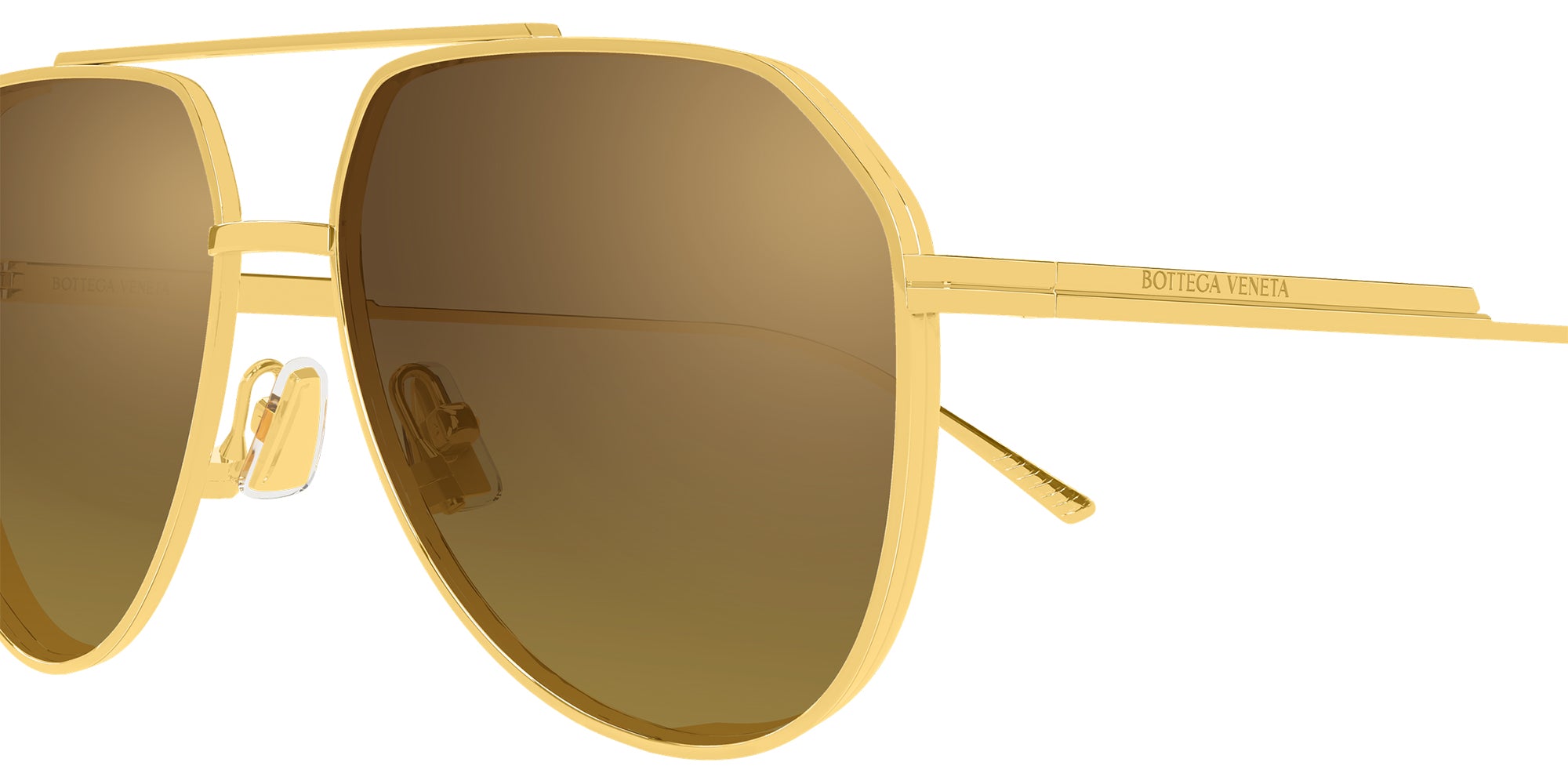 Bottega Veneta BV1465S 004 60 - Gold / Brown Flash #id:bv1465s004_s:102110