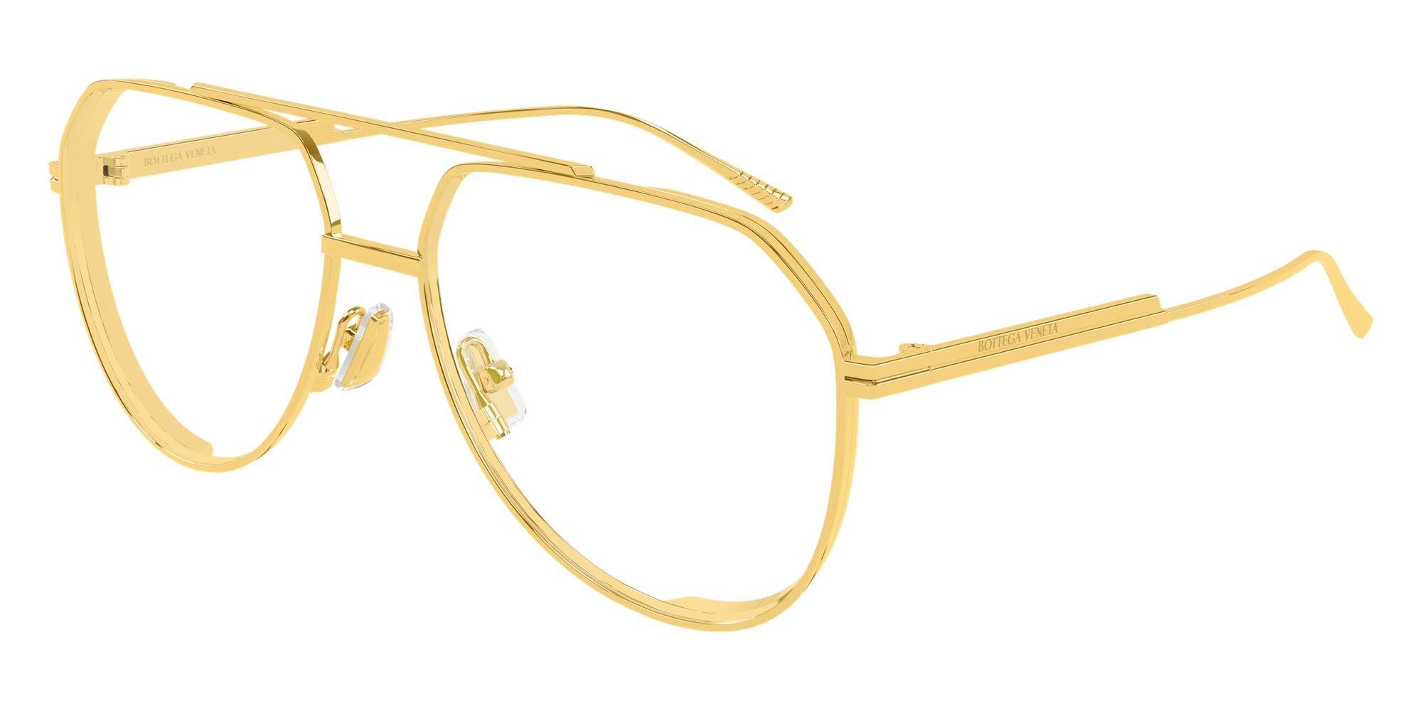 Bottega Veneta BV1465S 005 60 - Gold / Transparent #id:bv1465s005_s:104105