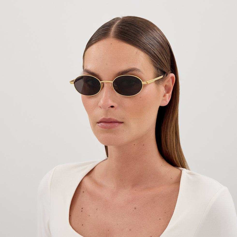 Bottega Veneta BV1470S 001 52 - Gold / Gray #id:bv1470s001_s:100115