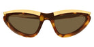 Bottega Veneta BV1477S 003 58 - Havana/Gold / Brown #id:bv1477s003_s:100100