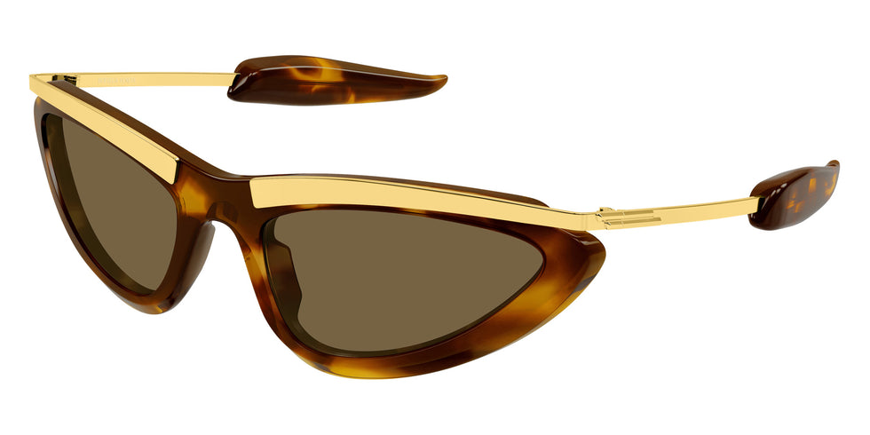 Bottega Veneta BV1477S 003 58 - Havana/Gold / Brown #id:bv1477s003_s:100105