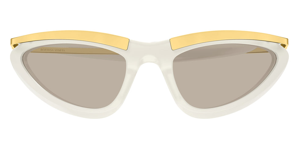 Bottega Veneta BV1477S 006 58 - Ivory/Gold / Brown #id:bv1477s006_s:102100