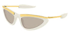 Bottega Veneta BV1477S 006 58 - Ivory/Gold / Brown #id:bv1477s006_s:102105