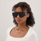 Bottega Veneta BV1492S 004 59 - Black / Gray #id:bv1492s004_s:102115