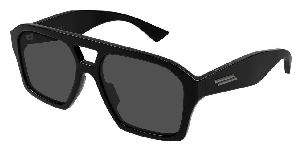 Bottega Veneta BV1501S 001 56 - Black / Gray #id:bv1501s001_s:100105