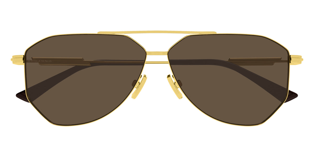 Bottega Veneta BV1508S 002 60 - Gold / Brown #id:bv1508s002_s:100100
