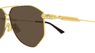 Bottega Veneta BV1508S 002 60 - Gold / Brown #id:bv1508s002_s:100110