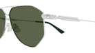 Bottega Veneta BV1508S 004 60 - Silver / Green AR #id:bv1508s004_s:102110