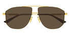 Bottega Veneta BV1509S 002 59 - Gold / Brown #id:bv1509s002_s:102100