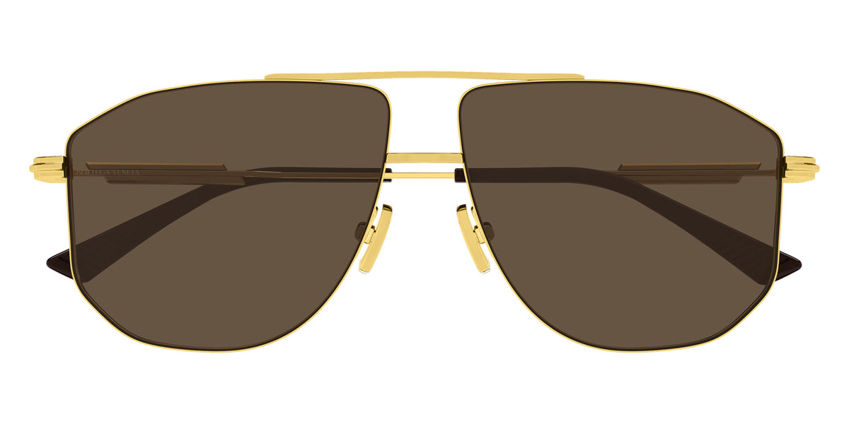 Bottega Veneta BV1509S 002 59 - Gold / Brown #id:bv1509s002_s:102100