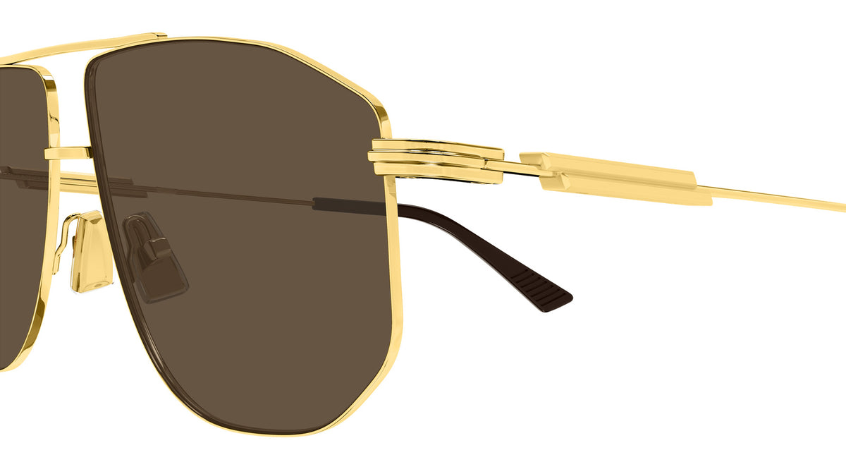 Bottega Veneta BV1509S 002 59 - Gold / Brown #id:bv1509s002_s:102110