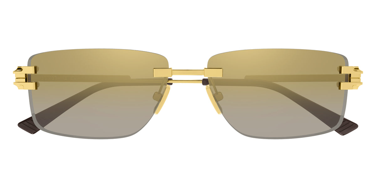 Bottega Veneta BV1511S 002 58 - Gold / Gray Mirrored #id:bv1511s002_s:102100