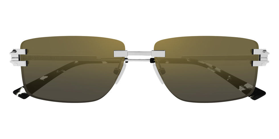 Bottega Veneta BV1511S 003 58 - Silver / Smoke Mirrored #id:bv1511s003_s:104100