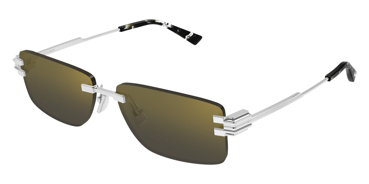 Bottega Veneta BV1511S 003 58 - Silver / Smoke Mirrored #id:bv1511s003_s:104105