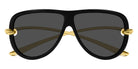 Bottega Veneta BV1513S 001 61 - Black/Gold / Gray #id:bv1513s001_s:100100