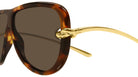 Bottega Veneta BV1513S 002 61 - Havana/Gold / Brown #id:bv1513s002_s:102110