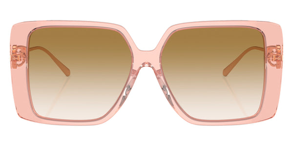 Transparent Pink/Shiny Rose Gold / Gradient Light Brown / 56-14-145