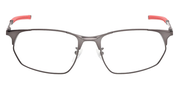 Matte Gunmetal/Matte Light Red / 58-19-140
